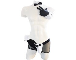 BamBella® - L/XL Stripper set Man - Gigolo broek kostuum sexy lingerie man heren Strip valentijn kleding