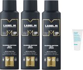 3 x Label M. Fashion Edition Wax Spray 150 ml + WILLEKEURIG Travel Size
