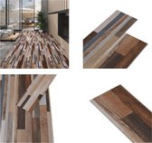 vidaXL Vloerplanken niet-zelfklevend 5-26 m² 2 mm PVC meerkleurig - Vloerplanken - Vloerplanken - Vloertegels - Vloertegels