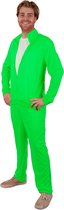 PartyXplosion - Costume années 80 & 90 - Costume de joueur de l'équipe gagnante vert - Homme - Vert - Taille 56 - Déguisements - Déguisements