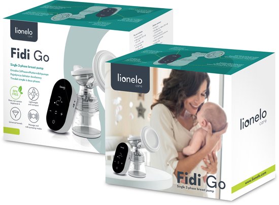 Lionelo Fidi GO - Borstkolf - 9 zuigkrachten en 5 massage niveaus - Zeer stille werking - Rijke set accesoires (USB-kabel, netstroom en batterij) van LIONELO — afbeelding 3