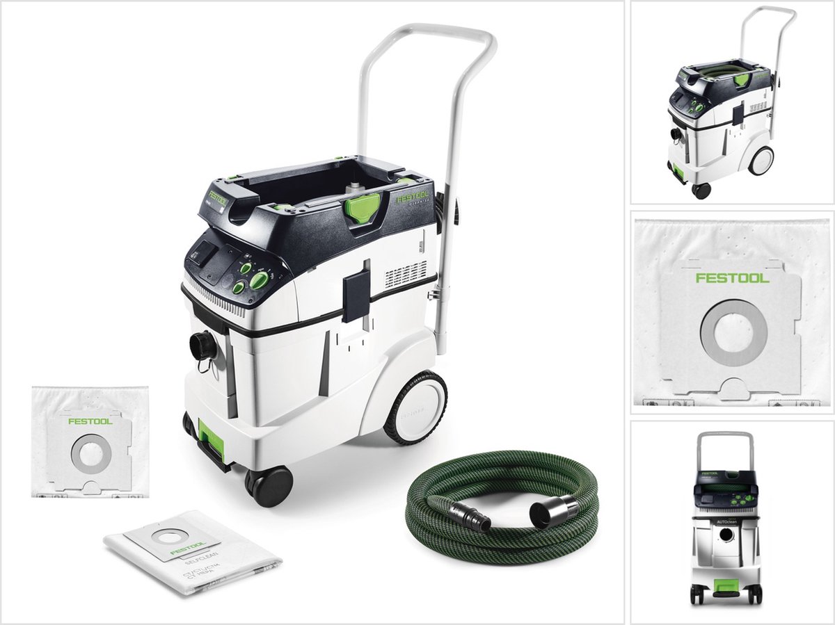 Festool CTM 48 E CLEANTEC mobiele stofafzuiger 48l stofklasse M ( 574992 ) + filterzak SC-FIS-CT