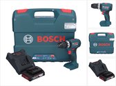 Bosch GSB 18V-45 Profi-accuschroefboormachine 18 V 45 Nm borstelloos + 1x accu 2.0 Ah + lader + L-koffer
