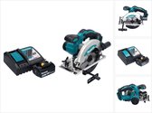 Makita DSS 610 RG1 accucirkelzaag 18 V 165 mm + 1x accu 6.0 Ah + lader