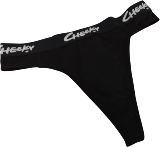 Cheeky Wipes Sous-vêtements menstruels Feeling Limitless - string - noir taille 46