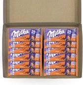 Milka Caramel box - 12 stuks - Filmpakket - Cadeaupakket - Brievenbus - Valentijn cadeau