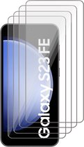 Screenprotector geschikt voor Samsung Galaxy S23 FE - 4x Glas Screen Protector
