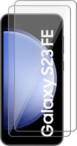 Screenprotector geschikt voor Samsung Galaxy S23 FE - 2x Glas Screen Protector