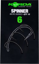 Korda Spinner Micro Barbed (10 pcs) - Maat : 6