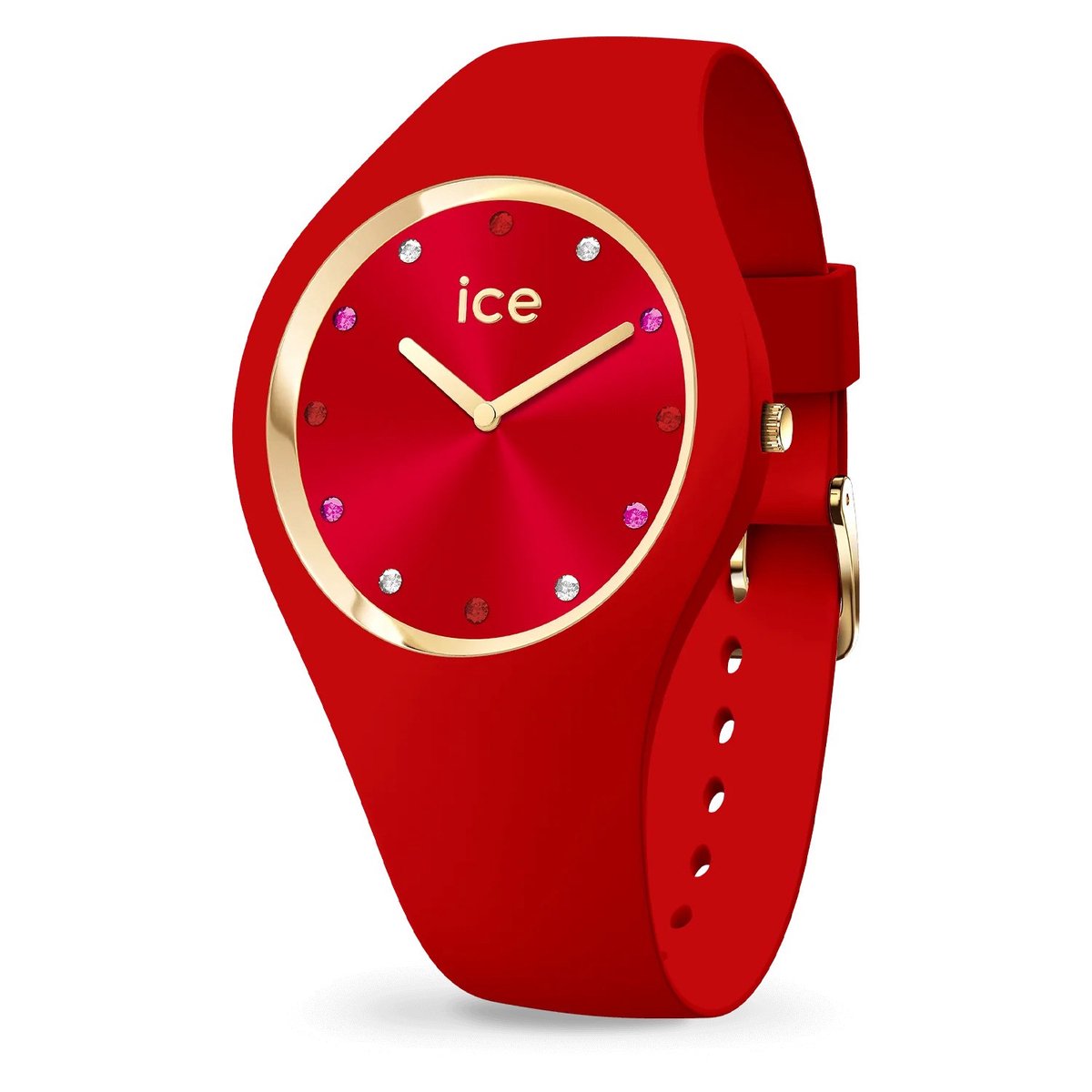 Ice Watch Ice Cosmos - Red Passion 022459 Horloge - Siliconen - Rood - Ø 34 mm