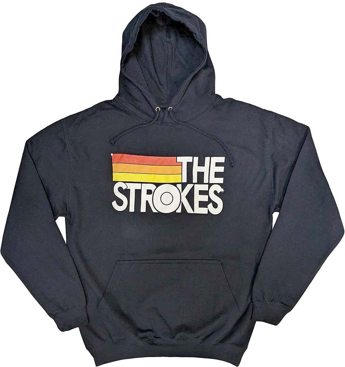 The Strokes - Logo & Stripes Hoodie/trui - M - Blauw