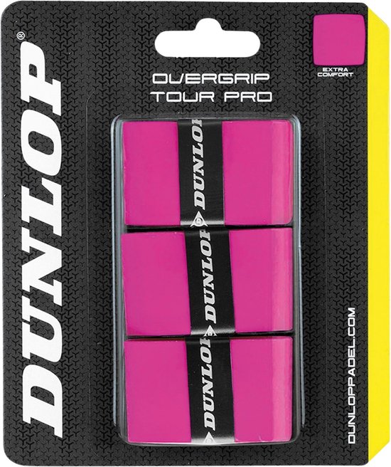 Dunlop Tour Pro Padel Overgrips (3 stuks) Dunlop Tour Pro Padel Overgrips (3 stuks)