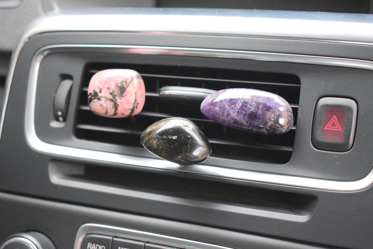 Autoclip Obsidiaan Goud (autoaccessoire)