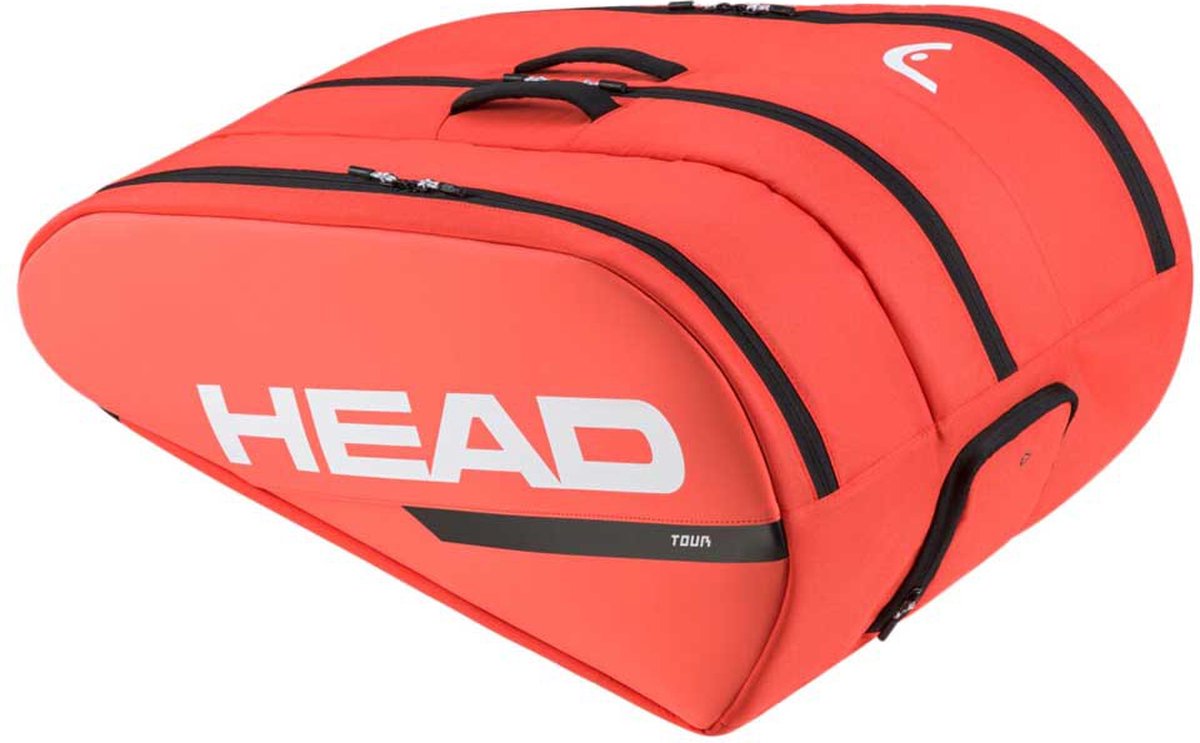 HEAD TOUR RACQUET BAG XL Fluo Ruime tennistas voor 12 rackets Oranje
