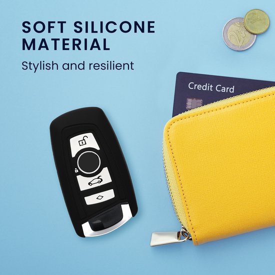 OBEST Keyless Go Autosleutelbox & 2 Faraday Bag, autosleutelbescherming Keyless voor veilige bescherming, Keyless Go-bescherming van mobiele telefoon, creditcard en autosleutels
