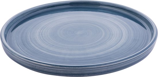 Assiette Mano 28 centimètres Ø - Bleu-Gris