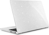 Glitter Cover - Geschikt voor MacBook Pro 14 inch - Case - Hardcase - A2442/A2779/A2918/A2992 M2,M3 (2021-2023) - Glitters Transparant