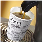 Koffiebeker "news" 240ml karton(100 stuks)