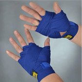 Finnacle - Ontdek de veelzijdigheid met onze blauwe katoenen bandage - 2 rollen van 2.5 meter - voor boksen, MMA, Thai en kickboksen - perfect voor vechtsporten!