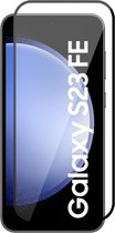 Screenprotector geschikt voor Samsung Galaxy S23 FE - Volledig Dekkend Glas Screen Protector