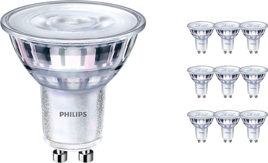 Voordeelpak 10x Philips CorePro LEDspot MV GU10 2.7W 830 36D | Warm Wit - Vervangt 25W