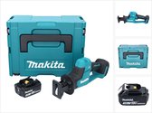 Makita DJR 189 F1J Accu Reciprozaag 18 V Brushless + 1x accu 3.0 Ah + Makpac - zonder lader