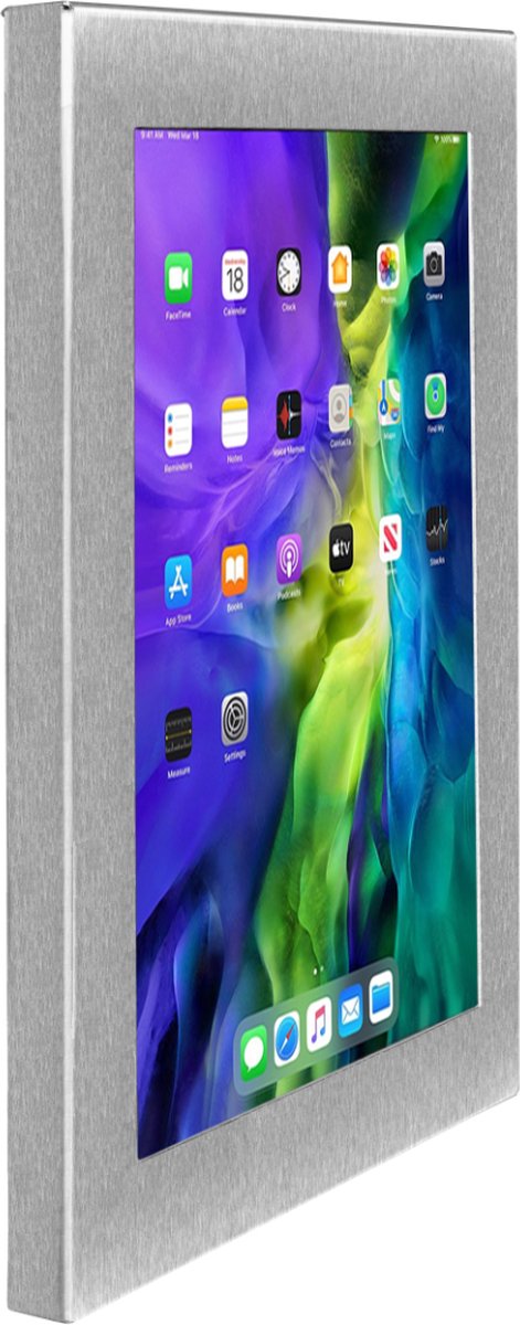Tablet wandhouder vlak Securo M voor 9-11 inch tablets - RVS