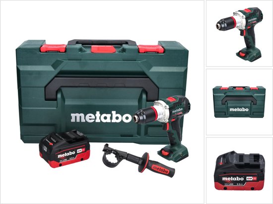 Metabo BS 18 LTX BL I Accuboormachine 18 V 130 Nm + 1x accu 5,5 Ah + metaBOX - zonder lader