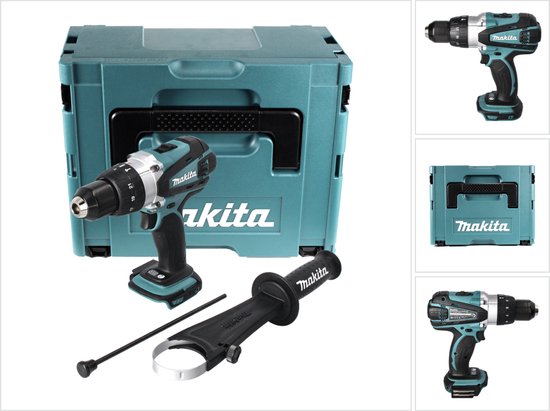 Makita DHP458ZJ 18V accu klopboor en schroefmachine in Mbox zonder accu s. bol