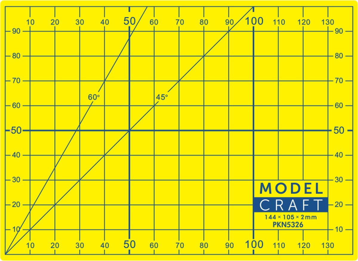 Model Craft Snijmat - PKN5326 A6-formaat - Geel