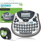 Dymo LetraTag LT-100T-labelmaker | Draagbare labelprinter met QWERTY-toetsenbord | Zilver | Ideaal voor op kantoor of thuis