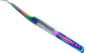 Beauty Label Pincet- Curved Tweezer -BL-5 - Multicolor