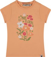 Stains and Stories girls t-shirt short sleeve Meisjes T-shirt - cantaloupe - Maat 98