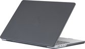 Carbon Cover - Geschikt voor MacBook Air 13,3 inch - Case - Geen Vingerafdrukken - Hardcase - A1932/A2179/A2337 (M1, 2018-2022) - Zwart