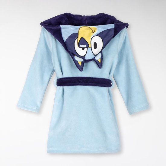Bluey Badjas Voor Meisjes, Bingo Meisjes Badjas, Zachte Fleece Kinderbadjas Met Capuchon, Roze 104