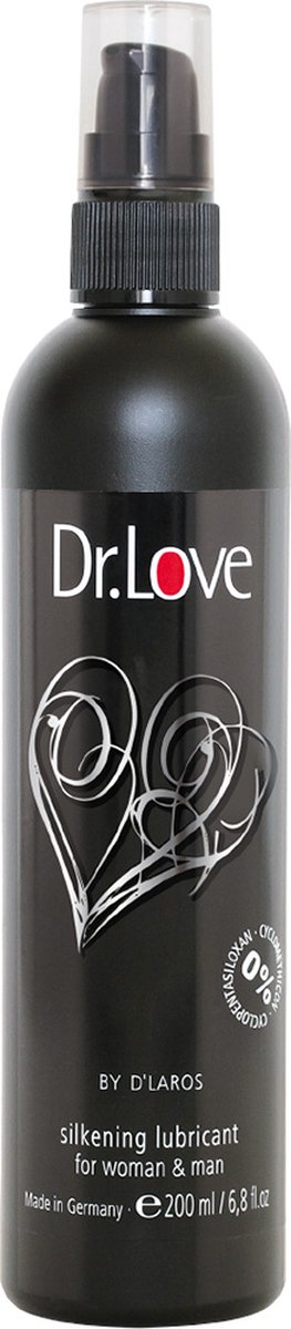 Goedkoopste Dr. Love Siliconen glijmiddel voor vrouwen en mannen - Langdurig Genot in een Pompflesje van 200ml