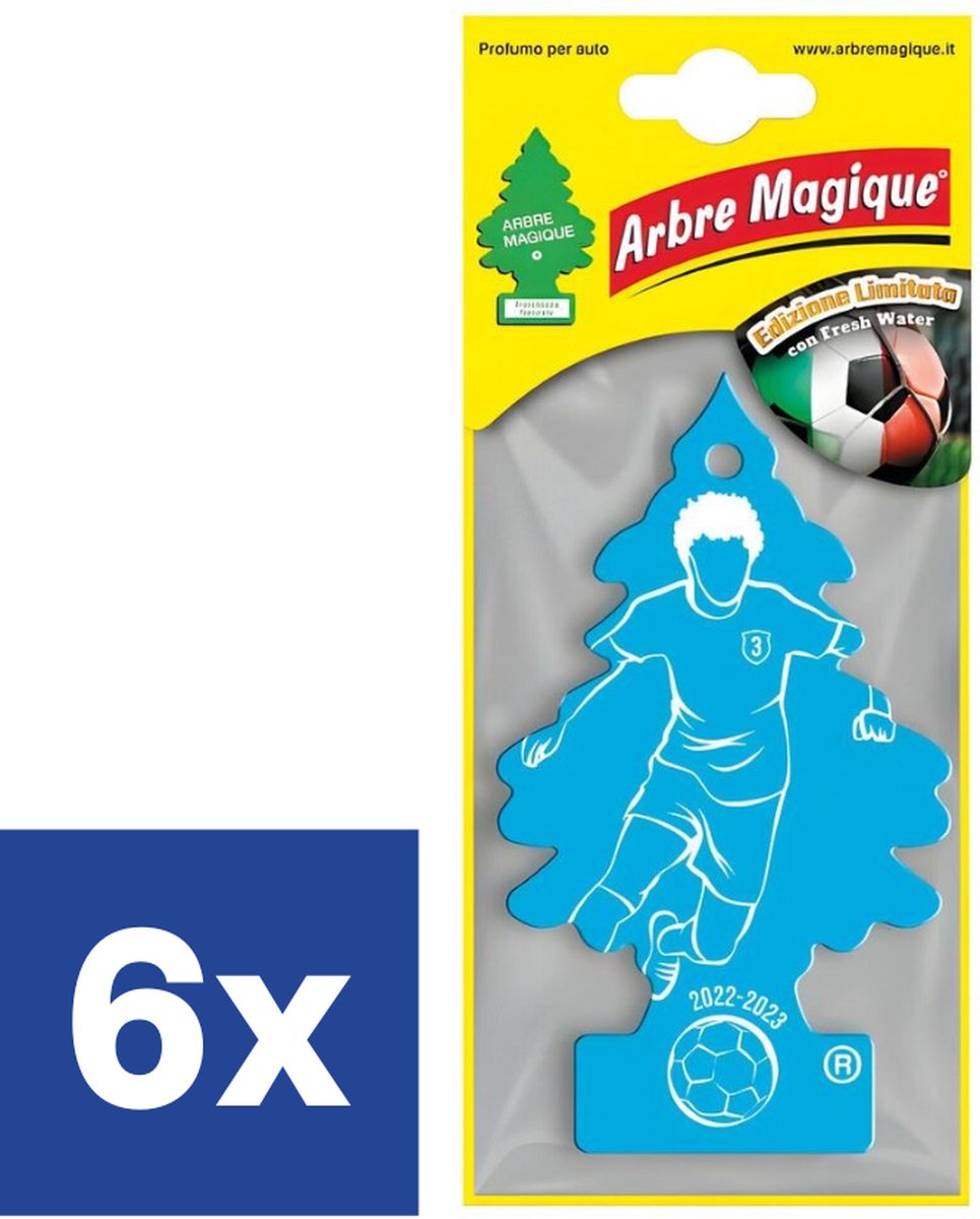 Arbre Magique Geurboom Voetbalblauw - 5 g - 6 stuks