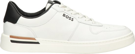 Boss Clint Tenn heren sneaker - Wit zwart - Maat 41