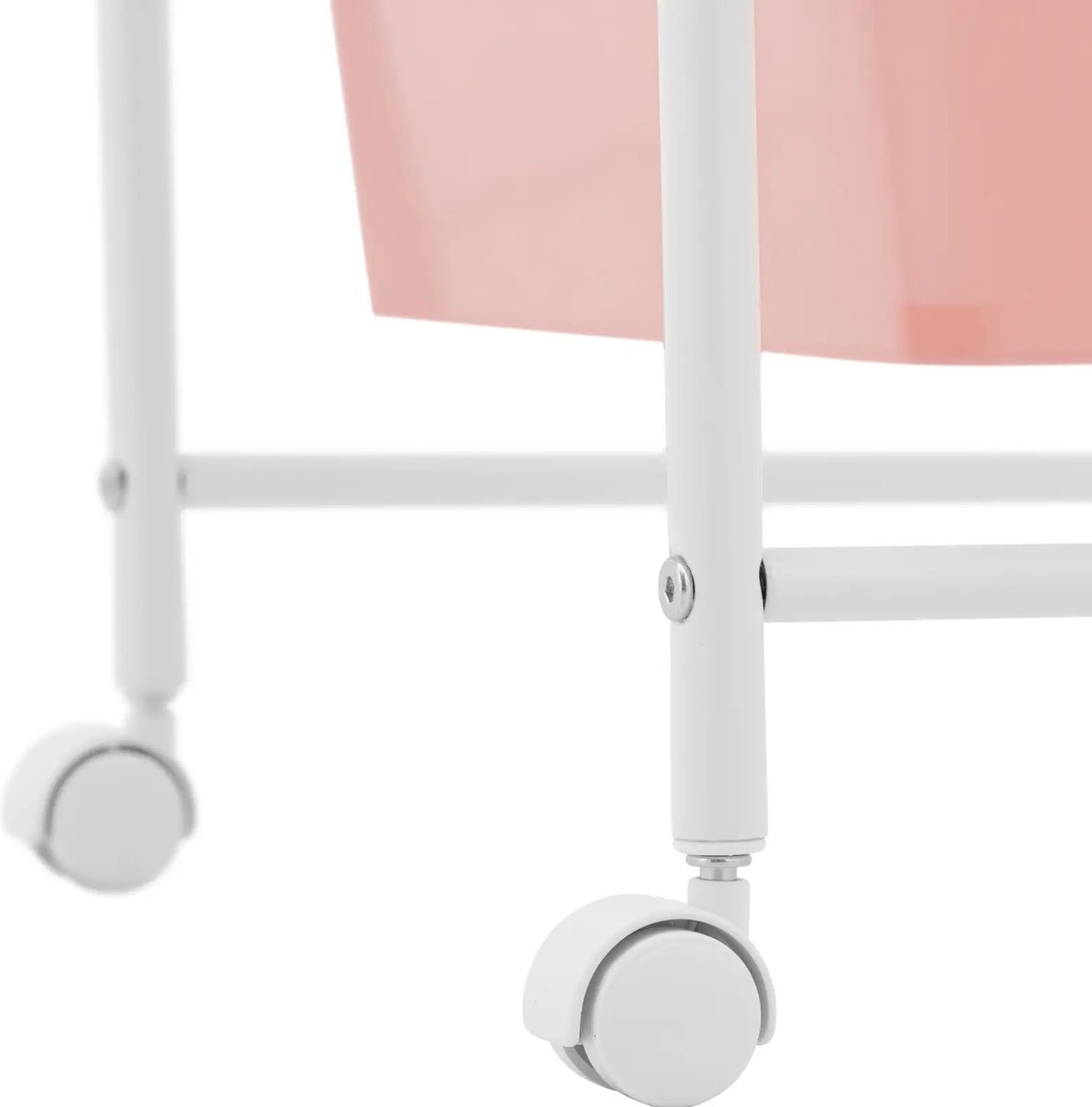physa Cosmetica trolley - 4 lades - roze/wit