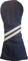 Golf Club Headcover Double-Stripe Donker Blauw- Headcovers-Golf Spullen- Driver