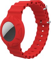 NARVIE - Armband hoesje voor Mini GPS Tracker - Rood