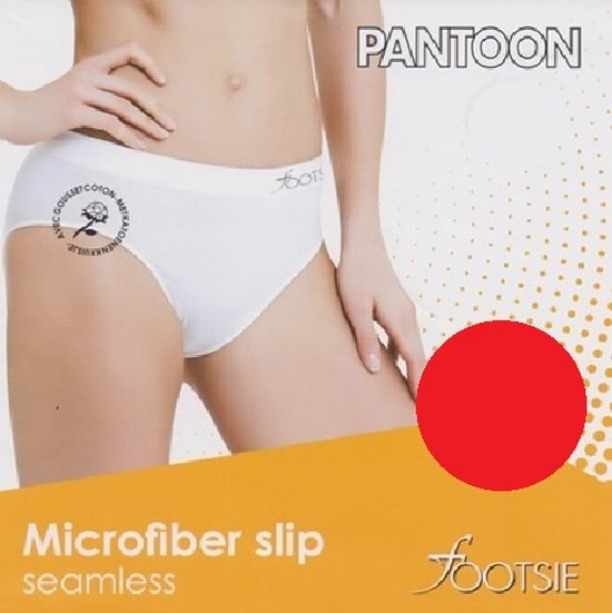 SOX by PANTOON Footsie Slip Seamless Rouge L/XL Respirant et avec gousset en coton