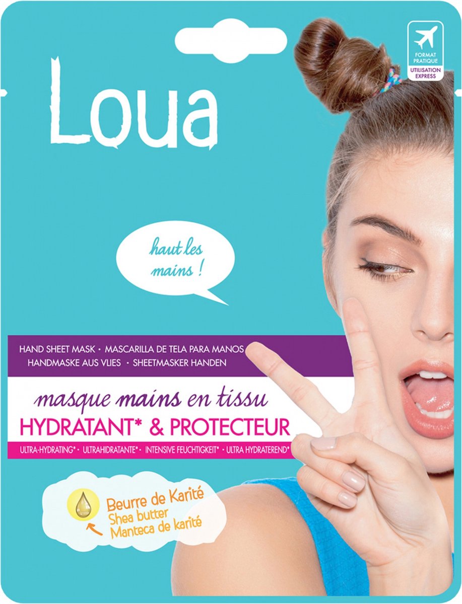 Loua Hydraterend Stoffen Handmasker 1 Paar 14 ml