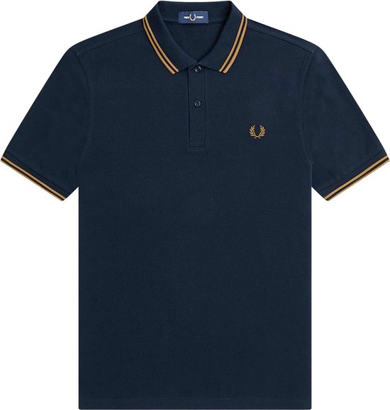 Fred Perry - Polo M3600 Navy - Slim-fit - Heren Poloshirt Maat 3XL