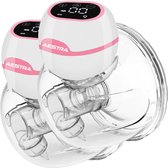 Elektrische Borstkolf - Aestra - Handsfree Borstkolf - BPA vrij - Draadloze Borstkolf - Draagbaar - 2024 Model - 2 Stuks - Roze