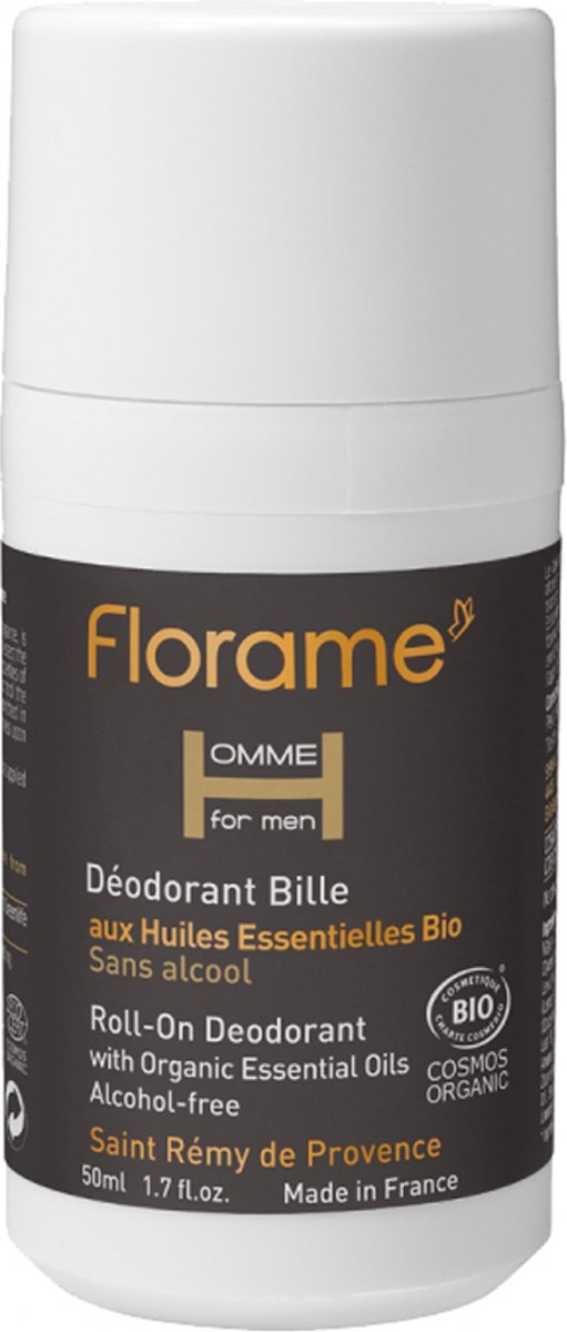 Florame Men Organic Roll-on Deodorant 50 ml