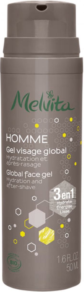 Melvita MANNEN 4-in-1 gezichtsgel 50 ml