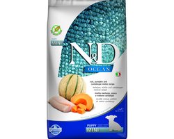 Farmina N&D Ocean - Puppy Mini - Kabeljauw, pompoen & meloen - 2,5kg