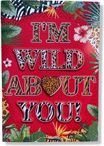 Jungle de cartes de Saint-Valentin 3D de Luxe XXL - 18,5x26,5 cm - Avec enveloppe colorée