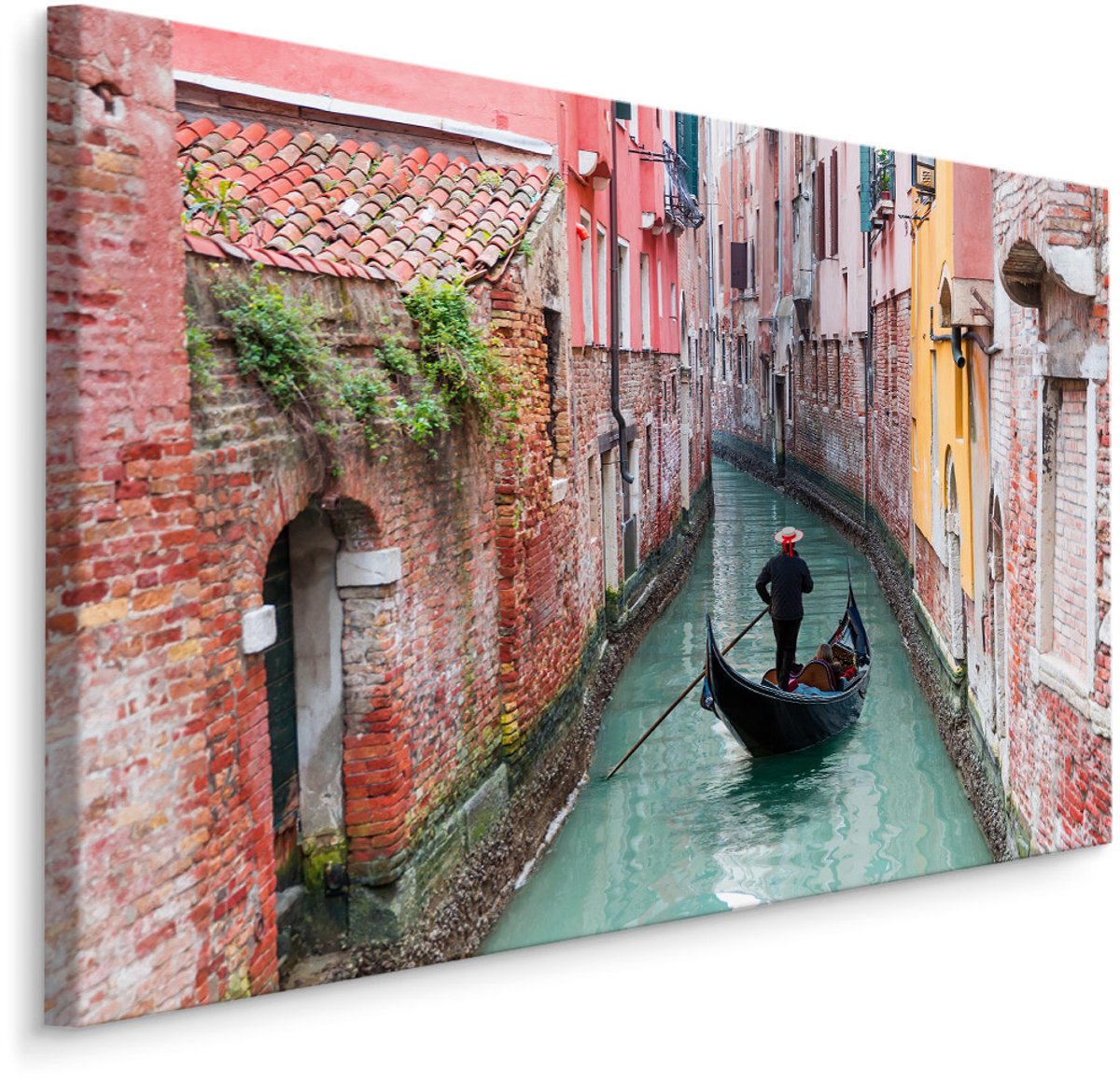 karo-art Schilderij - Het prachtige Venetië, Italië, premium print Multikleur